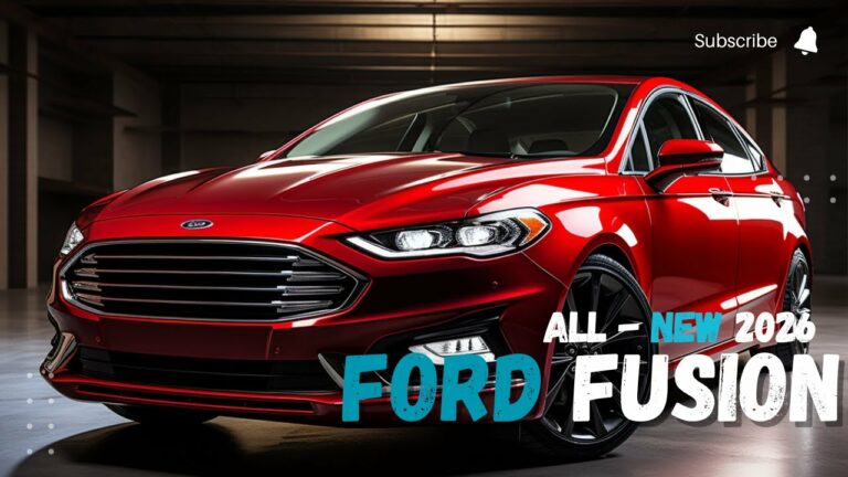 Unveiling the New 2026 Ford Fusion Energi: A Comprehensive Overview